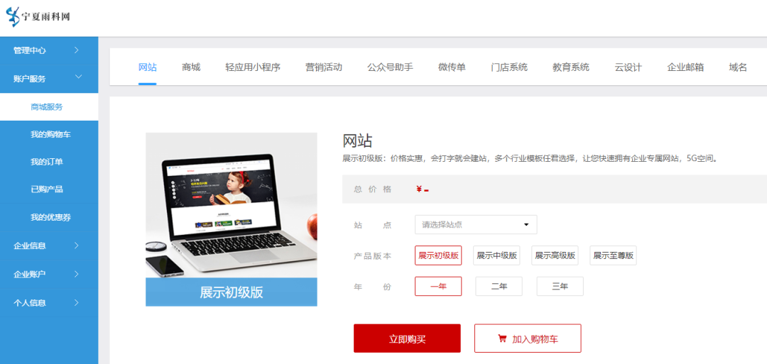 网站版本付费